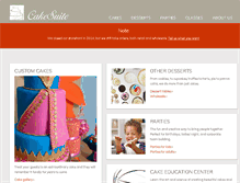 Tablet Screenshot of cakesuite.com